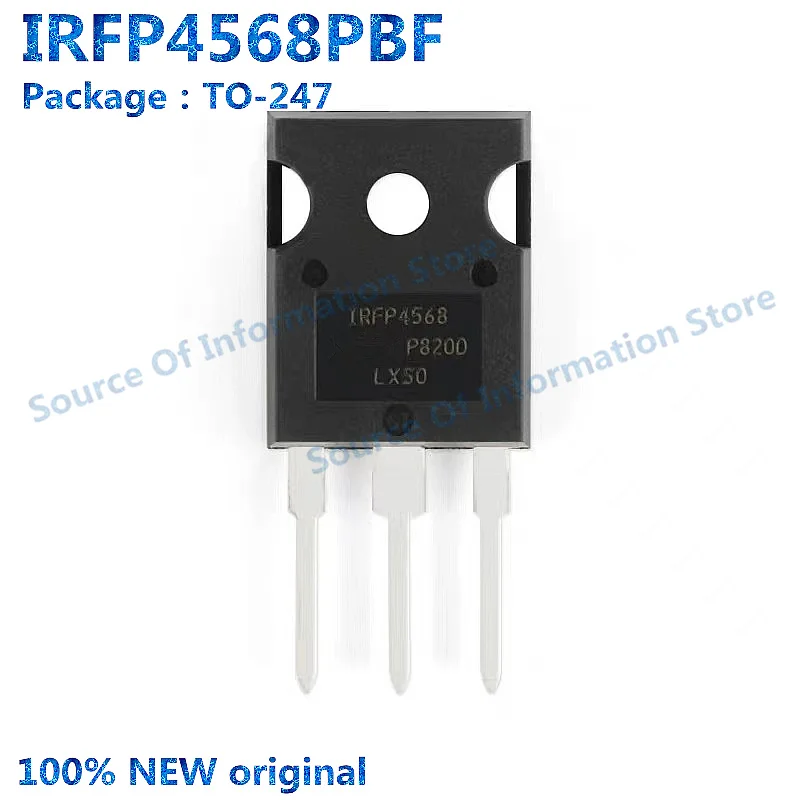 

IRFP4568PBF TO-247 N-Channel 150V/171A MOSFET, 100% New