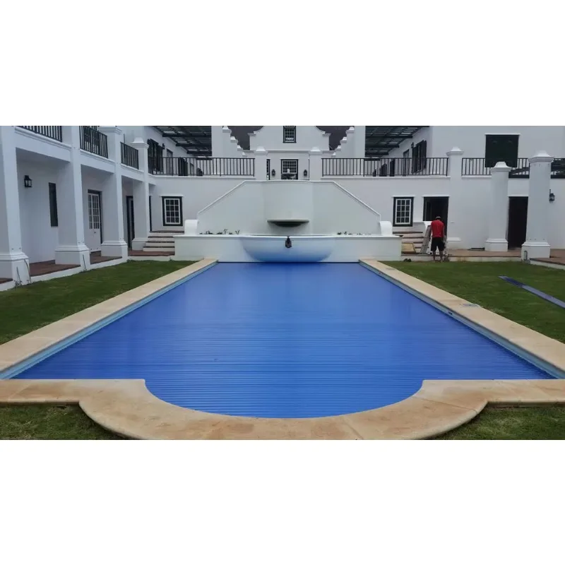 New Products Customized Cheap Luxury Anti-UV Anti-fall PC Slats Secure Safety Automatic Pool Covers