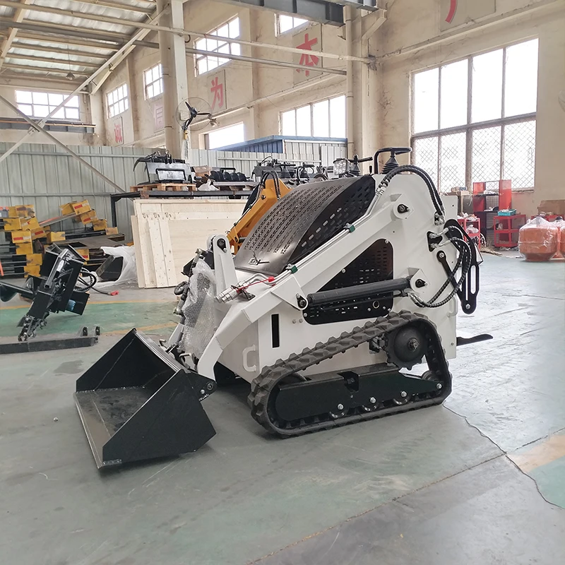 Farm Construction Garden Compact Mini Small Wheel slip Loader Skip Steer Loader for Sale