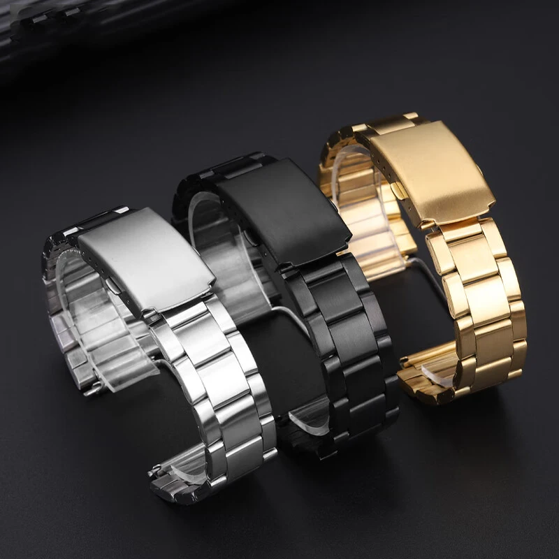 For Casio AE-1200WH/AE-1300/AE-1000/AE-1500 A158/A168 A159 modified stainless steel watchband men bracelet 18mm metal strap