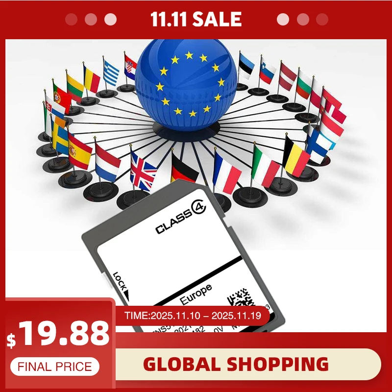 

The Latest and Original Maps of The Whole of Europe Version 2021 for Toyota TNS510 Navigation SD Card PZ445-SD333-0U