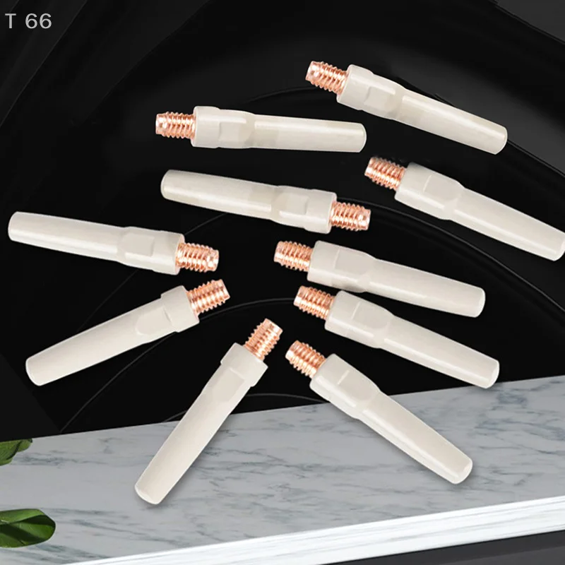 

15AK New Coating Protect Tips, 2Pcs Welding Contact, 0.8mm-1.2mm MIG Welding Torch M6