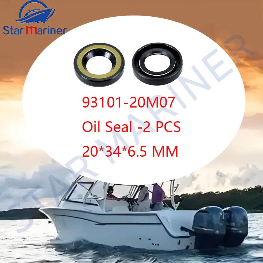 

93101-20M07 сальник для подвесного двигателя Yamaha 25HP 30HP вал пропеллера Parsun Powertec Hidea лодочный мотор заменяет послепродажное обслуживание