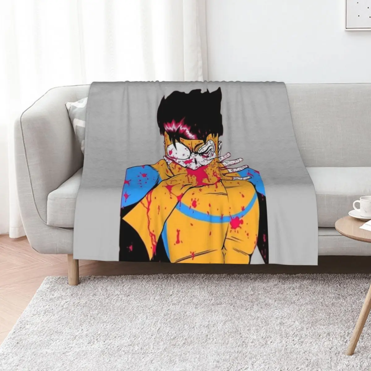 

Invincible Throw Blanket Designers Plush Hairys Sofa Blankets