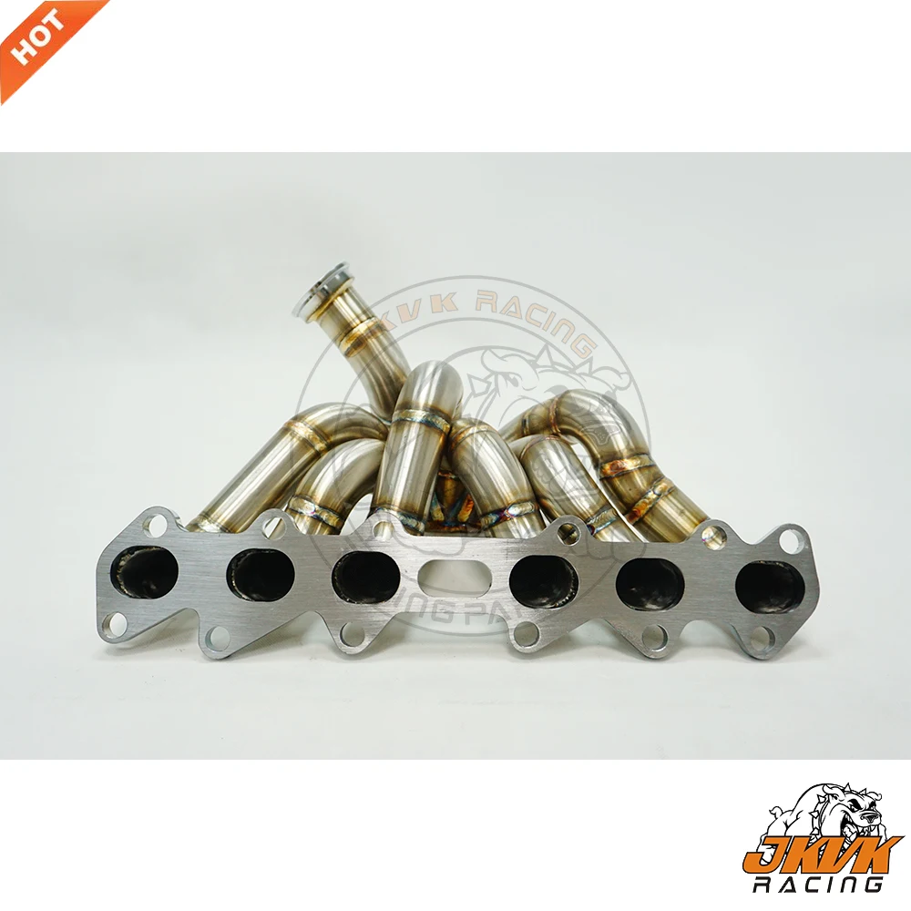 JKVK RACING SS304 3mm Steam Pipe T3  Manifold Supra 2JZGTE 2JZ-GTE 2jz 1993-1998