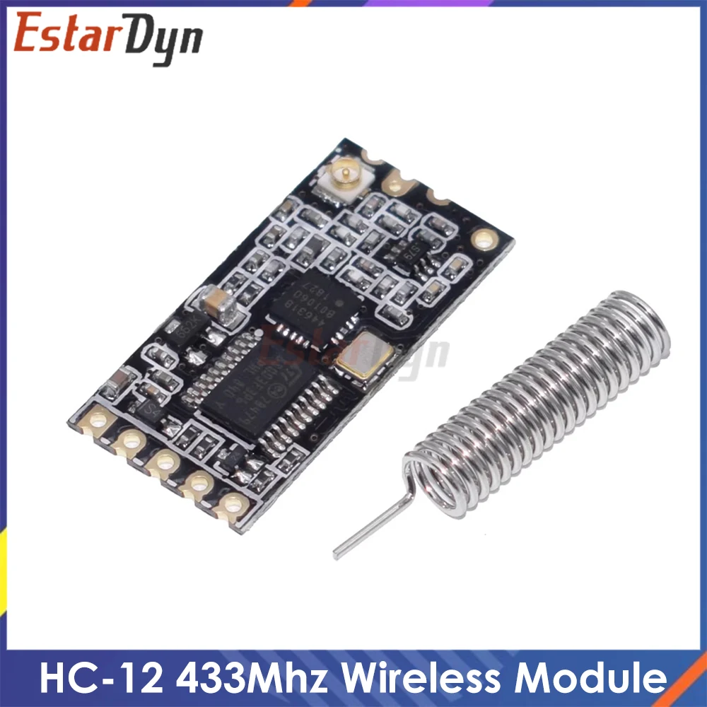 HC-12 433Mhz SI4438 Wireless Serial Port Module 1000m With Antenna Replace Bluetooth