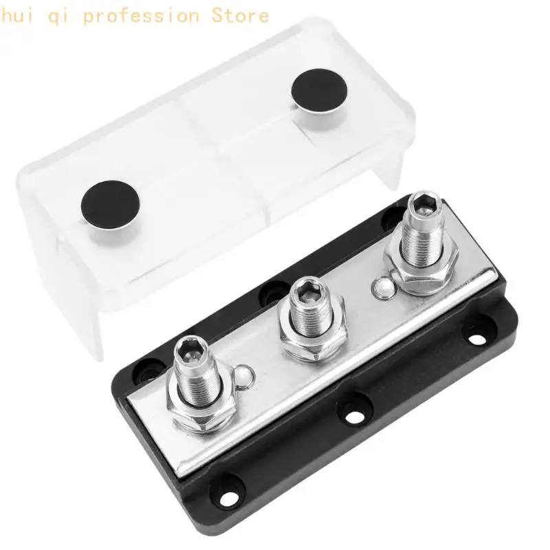 Batterie-Stromschiene 300A für elektrische Systeme, Stromverteilerblock-Set für Wohnmobil-, Marine- und Anhängerverkabelung H8WE – Detail 9