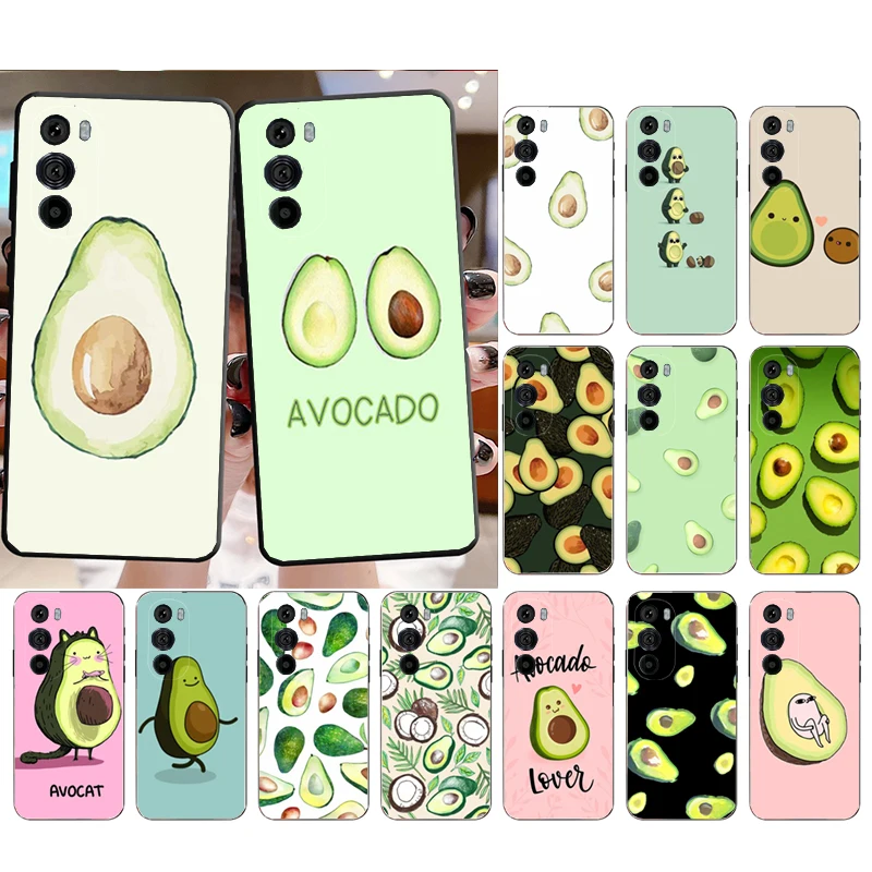 

Art Funny avocado Fruit Phone Case For Motorola Edge 60 50 40 Pro 60 50 40 30 Ultra Neo Fusion Moto G Play G Stylus G Carcasas