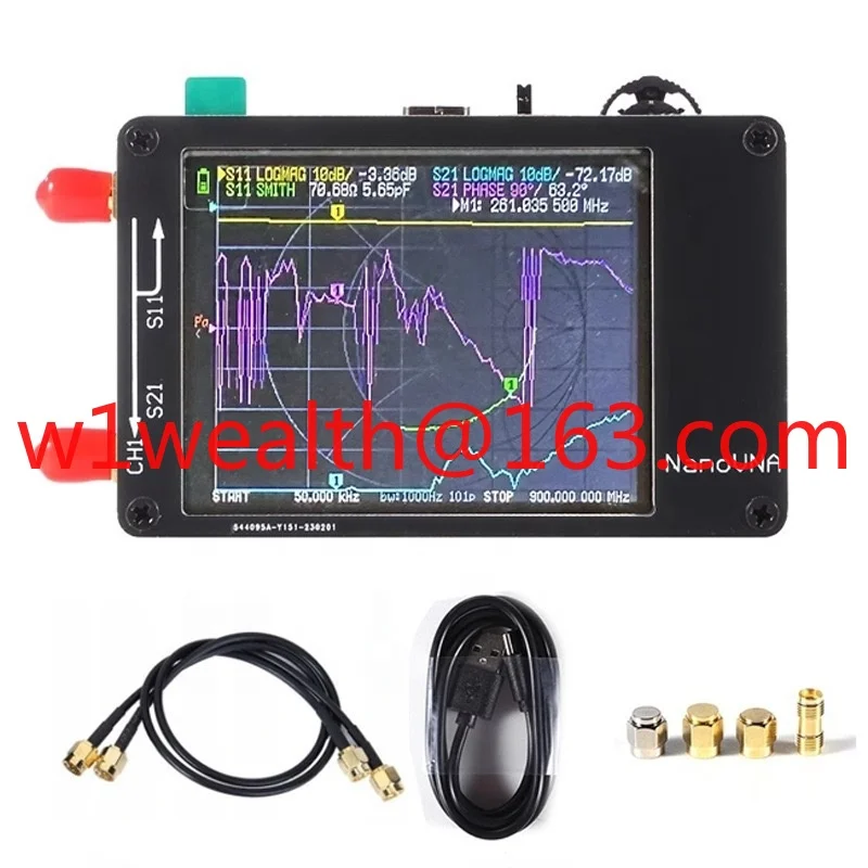 New NanoVNA-F V2 3GHz Vector Network Analyzer 4.3-inch Touch Screen NanoVNA V2 Antenna Analyzer