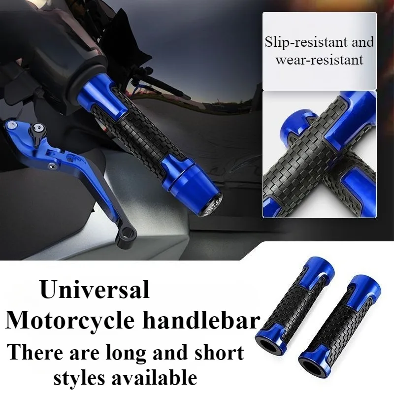 

Universal 7/8 "22mm Motorcycle Fatbike Grip Cuffs Handle Handlebar CNC For Kawasaki Honda Yamaha Suzuki Ducati Motorbike