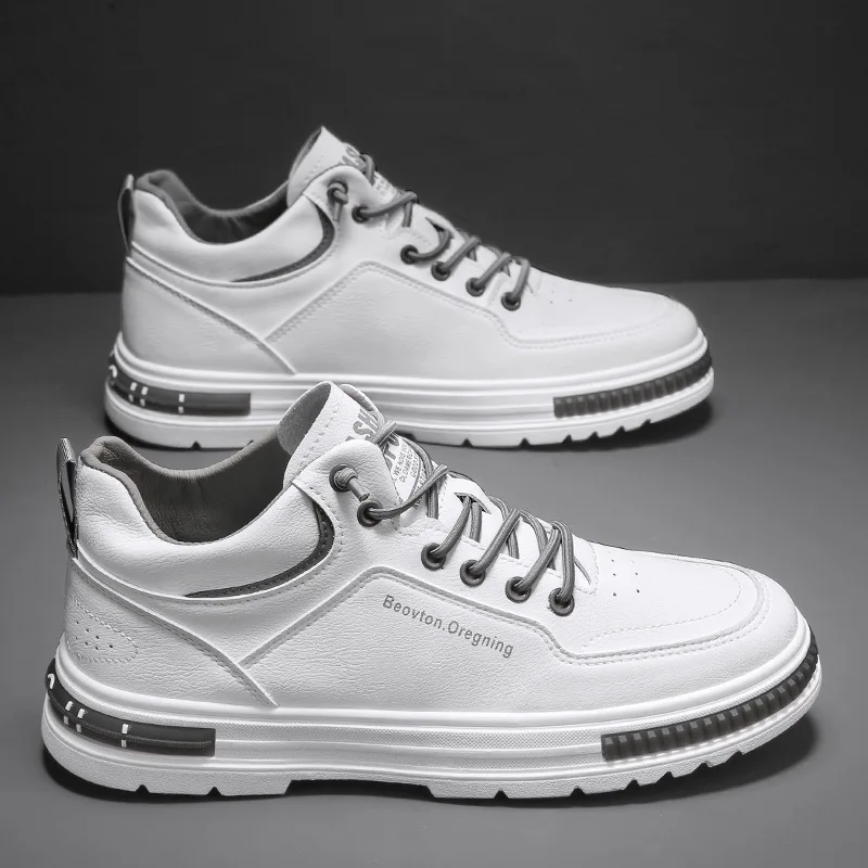 Men's Casual Shoes  Winter New High Top Board Shoes Plush Warm Non-slip Cotton Boots Comfortable Outdoor Sports Shoes