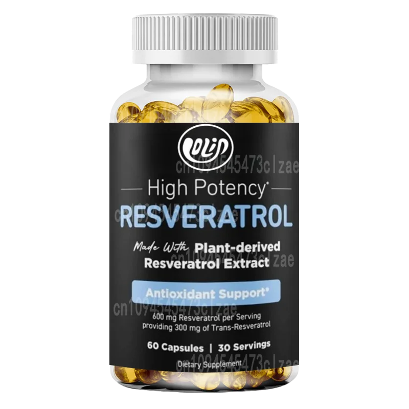 

Resveratrol Supplement, Healthy Formula, Antioxidant Support -60 Capsules
