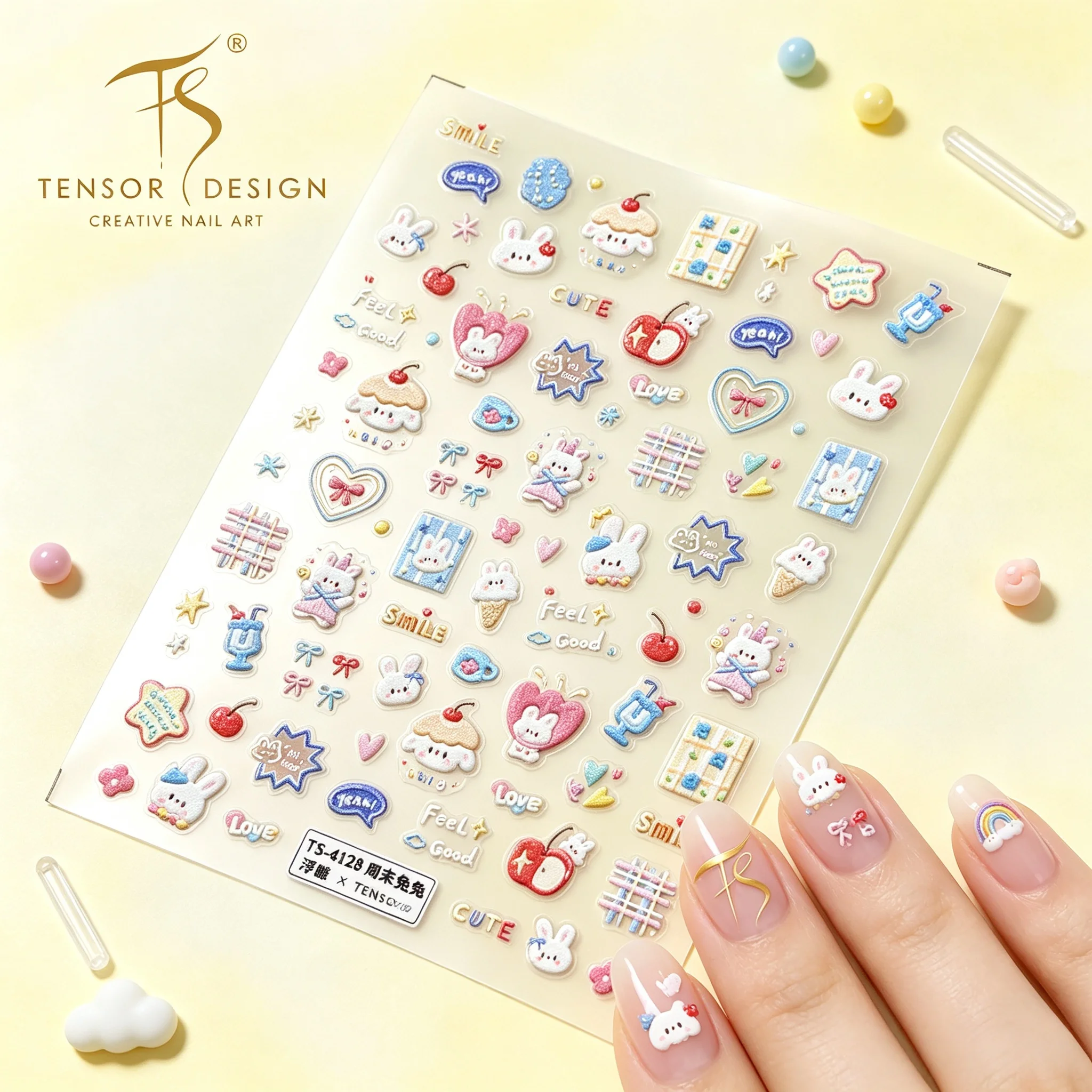 Autocollants pour ongles TENSO - Nail Art Elegan avis et prix