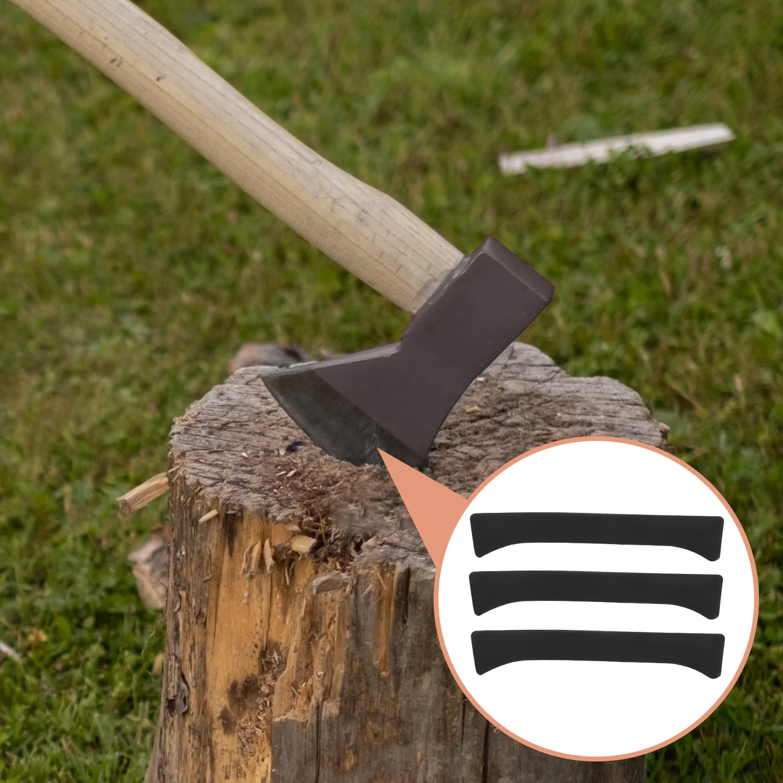 10 قطعة أغطية فأس واقية حافظة شفرة مرنة ناعمة للتخييم وتقطيع الخشب والأنشطة الخارجية أداة الفأس #1
