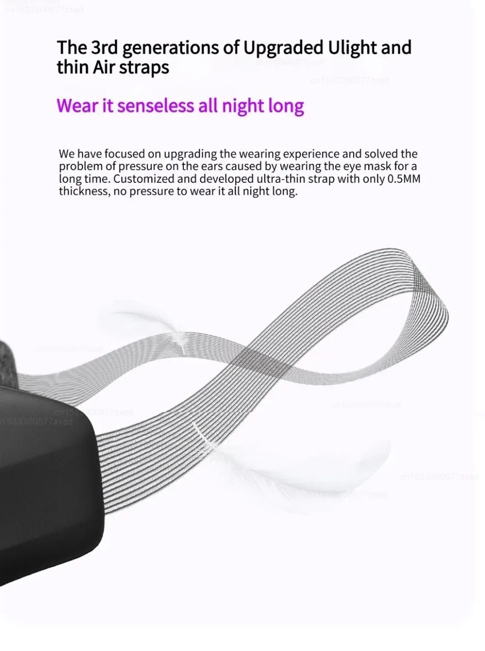 Dreamlight 4S Eye Mask Sleep 3D Stereoscopic Sleep Aid for Men Women Adult for Sleeping Block Out Light Eye Mask Travel