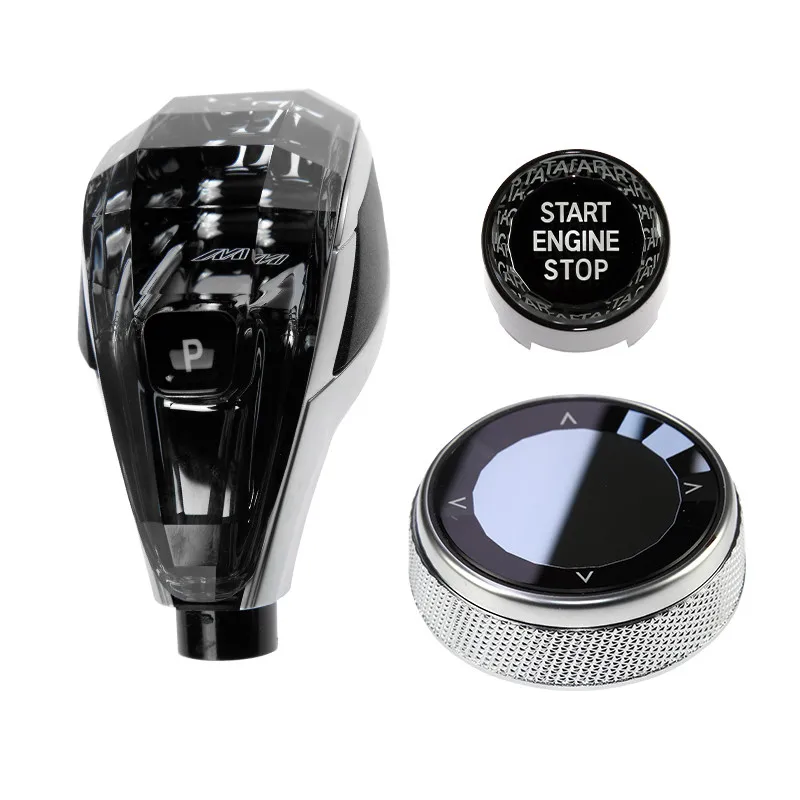 

AOSU Car Accessories Crystal style Gear Shift Knob Kit for 5 series G30 chassis 2018-2021