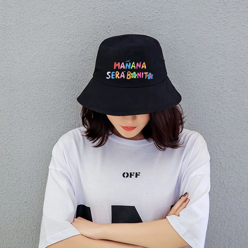 Embroidered Manana Sera Bonito Bucket Hat Karol G Fisherman hats Breathable Couple Hat woman  Visors Caps