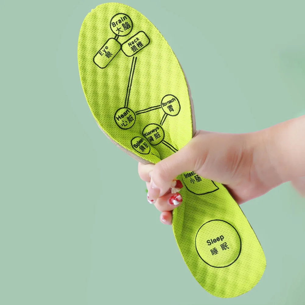 

Professional Massage Shoe Pads Breathable Insoles Replaceable Inserts Shock Absorption Acupoint Care Spring Summer Soft Bottom