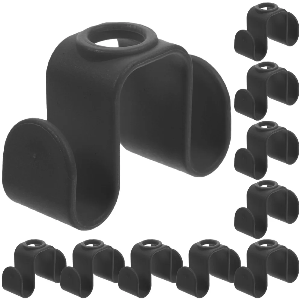 

10 Pcs ABS Connecting Buckle Hooks Clothes Hanger Space Saver Wardrobe Closet ganizer Strong Load Small Size Lightweight