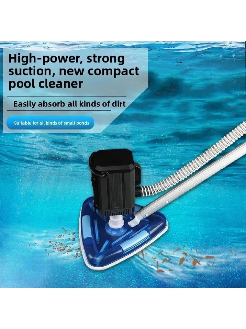 Submersible Pool Vacuum Cleaner – Underwater Suction Machine for Fish Ponds & Swimming Pools, Small Bottom Sediment Remover