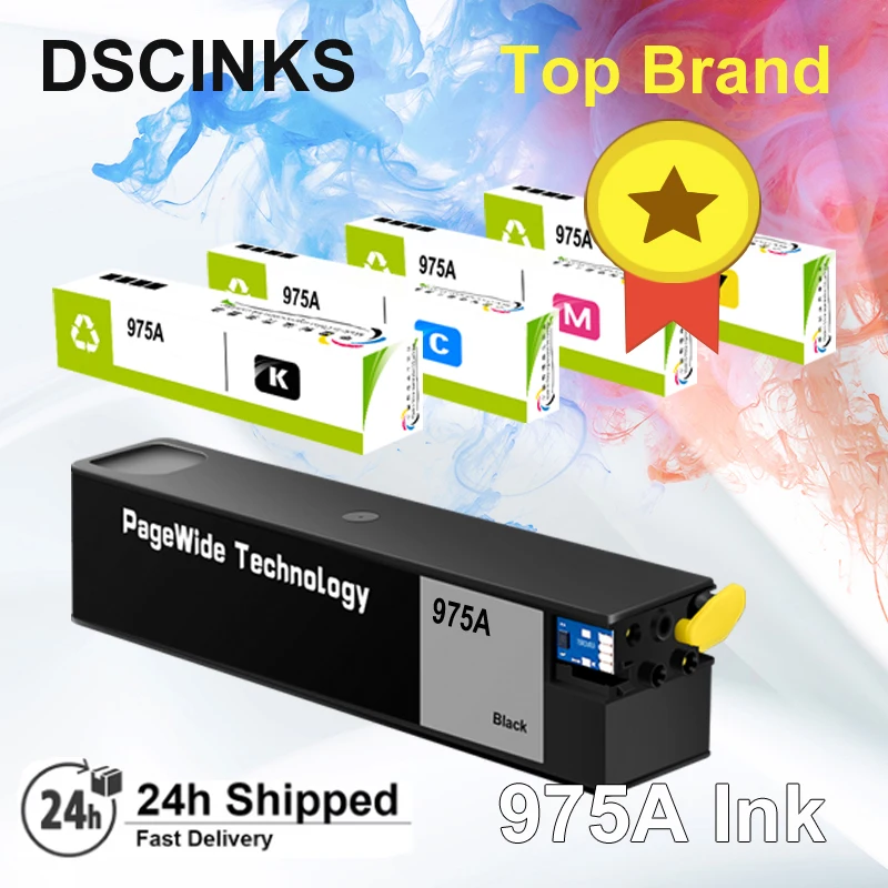 Compatible For HP 975A 975XL Ink Cartridge For HP PageWide Pro 477dw 577dw 452dw 477dn 452dn 577z 552dw 377dw P55250dw Printer