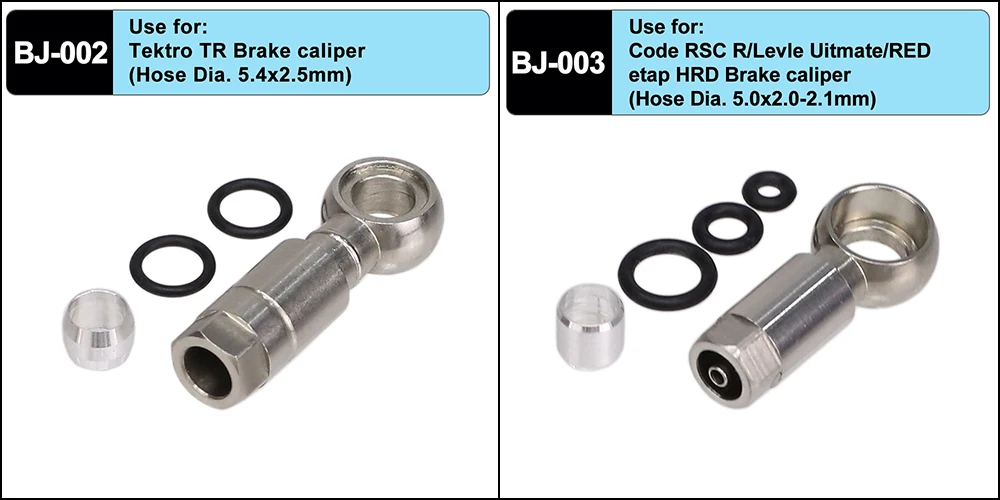 HEPPE Fahrrad-Hydraulikbremsen-Banjo-Schlauchanschluss aus Edelstahl mit Olivenverbinder für SHIMANO SLX/XT/XTR AVID MT4/5/6/7/8 Bremsen – Detail 3