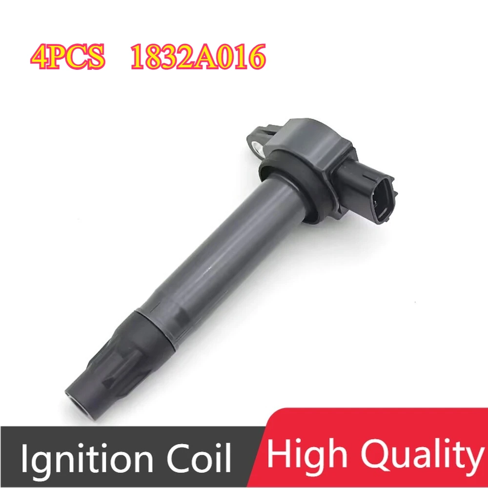 

4Pcs 1832A016 597096 UF589 FK0320 Ignition Coil For Mitsubishi Lancer Outlander RVR ASX 2.0 2.4 L4 4B11 4B12 Car Accessories