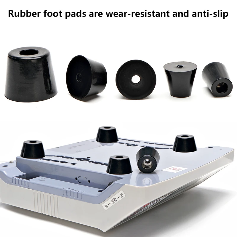 

Black Speaker Cabinet Chair Table Box Conical Rubber Shock Pad Anti Slip Furniture Legs Feet Floor Protector Furniture Parts Bed
