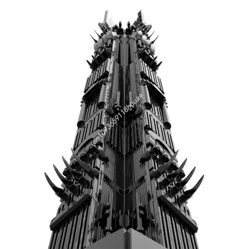 1892 pièces MOC Orthanc Architecture Collection les seigneurs des anneaux créatif bricolage cadeau de noël blocs de construction