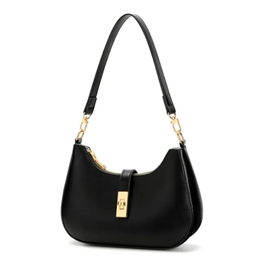 

KKXIU Shoulder Bag for Women Cute Hobo Handbag and Vegan Leather Retro Small Clutch Purse with Zipper