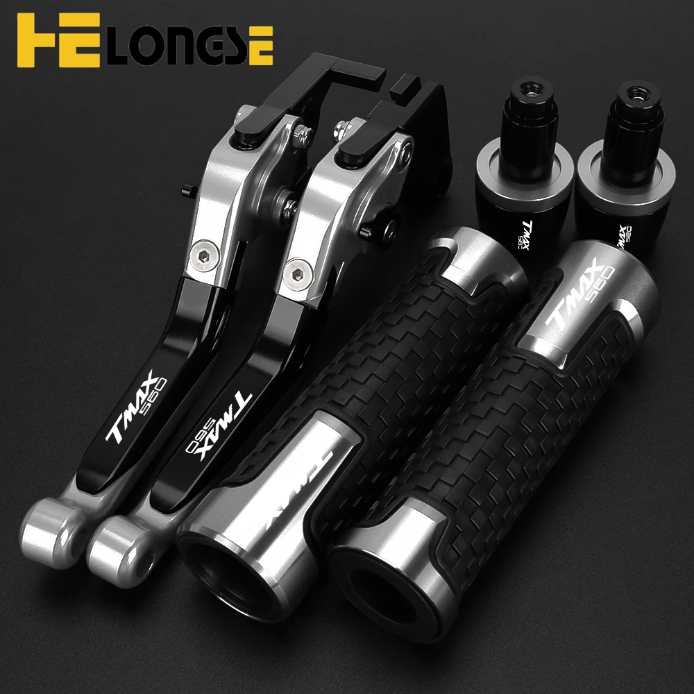 

T-MAX 560 Motorcycle Adjustable Brake Clutch Levers Handlebar Hand Grips End For YAMAHA TMAX560 TMAX 560 T-MAX560 2019 2020 2021