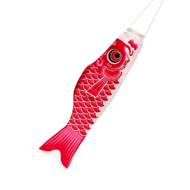 Windsocks ธงญี่ปุ่นปลา Koinobori ปลาคาร์พแขวน Streamers ตกแต่งสวนลม