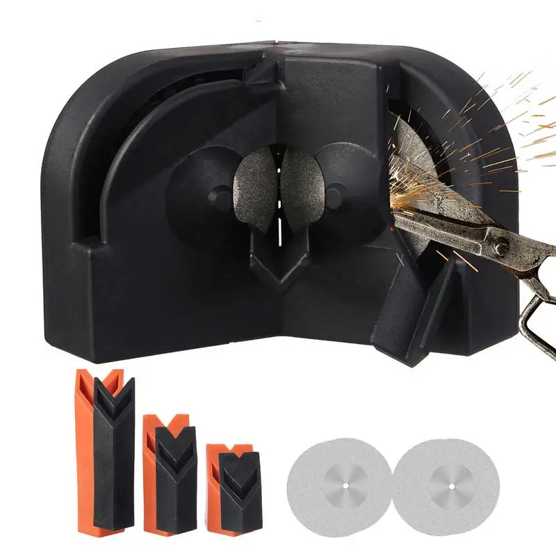 Affilatrice per punte da trapano Strumento di molatura multiuso manuale Strumento di affilatura universale per punte elicoidali Utensile manuale portatile