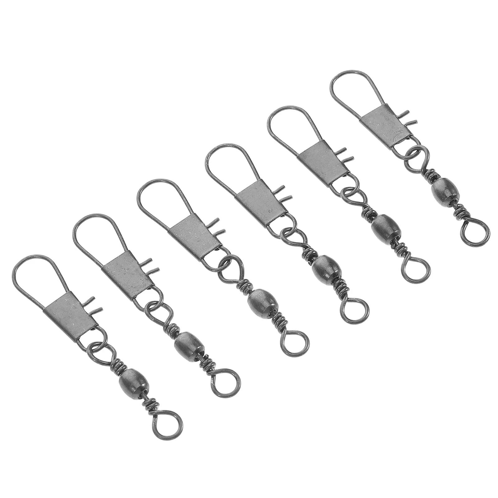 Conector de kite com gancho de rolamento, 6 peças, fixação de carretel de metal, desempenho confiável e duradouro, uso versátil para pipas