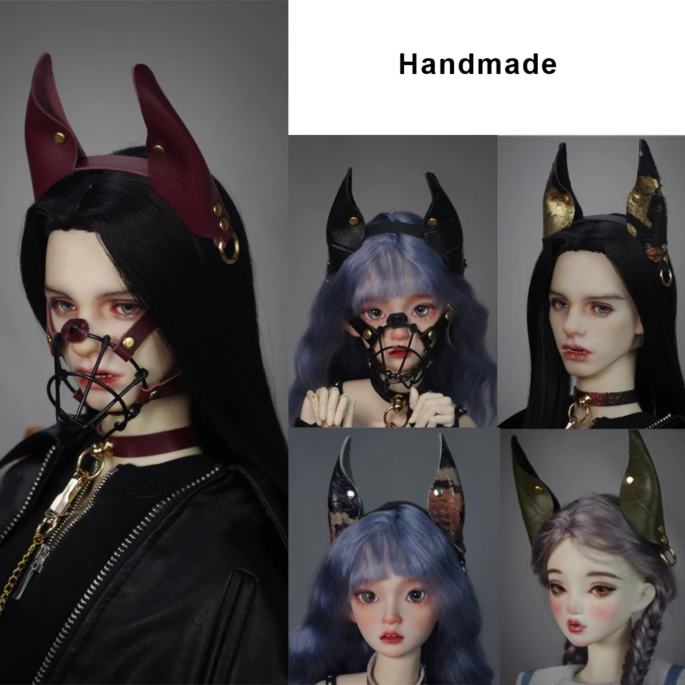 D04-B270 children handmade toy BJD/SD doll accessory 1/4 1/3 ID75 Ear bite stopper mouth yoke cage collar 1pcs