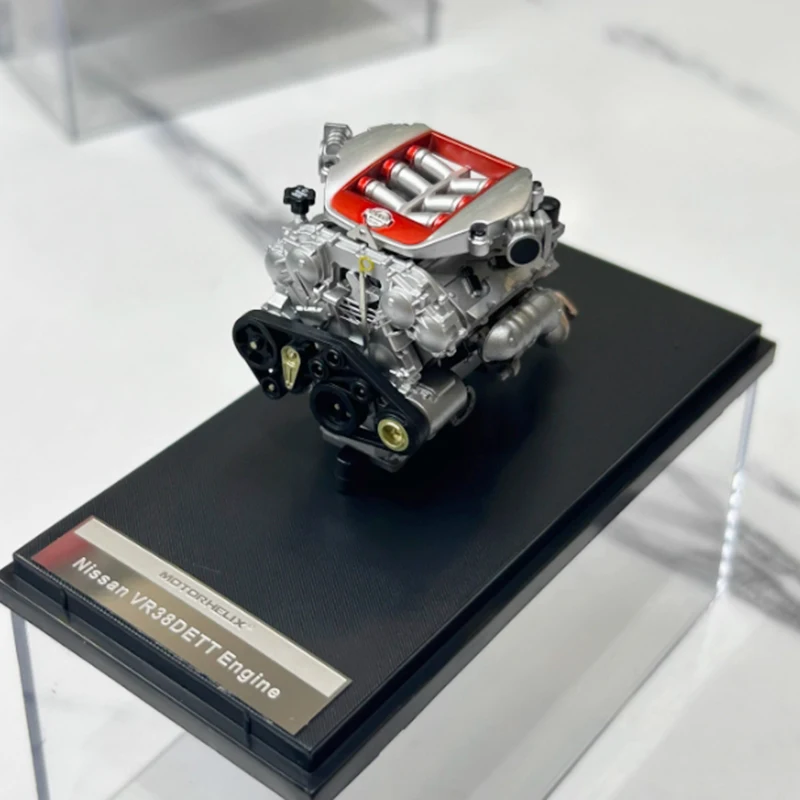 Mh 2024 han exposição edição limitada 1/18 escala motor modelo acabado r35/34/ek9/fl5 motor acabado simulação presente brinquedos