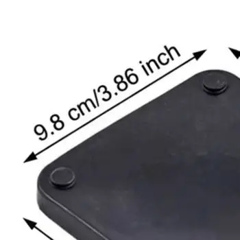 2pcs Rubber Shock Absorbing Pads for Treadmill Feet and Gym Equipment to Reduce Noise Vibration and Floor Scratches