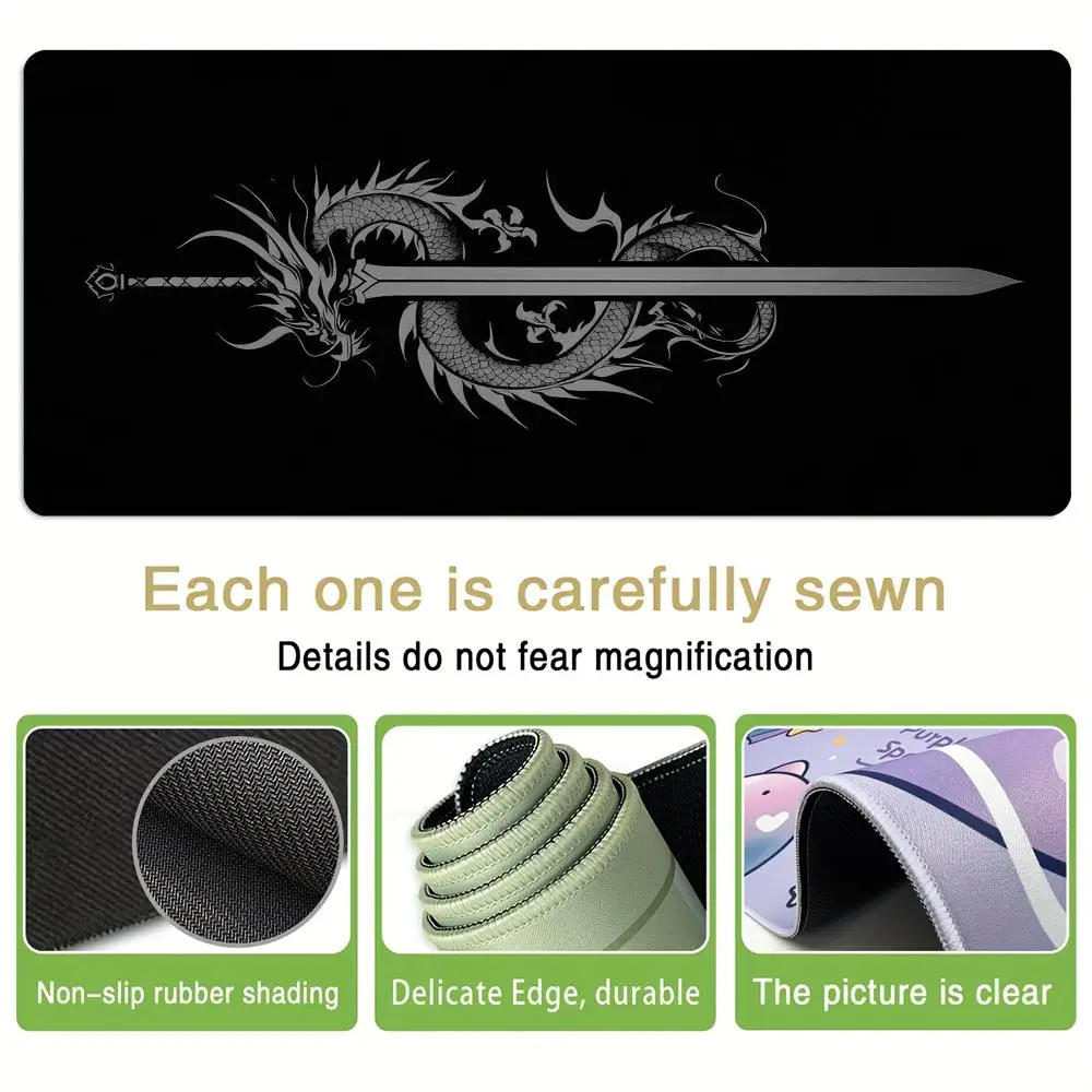 Japanese samurai Mouse Pad Gamer Office Accessories Pc Cabinet Games Desk Mat Computer Desks Keyboard Gaming Mats