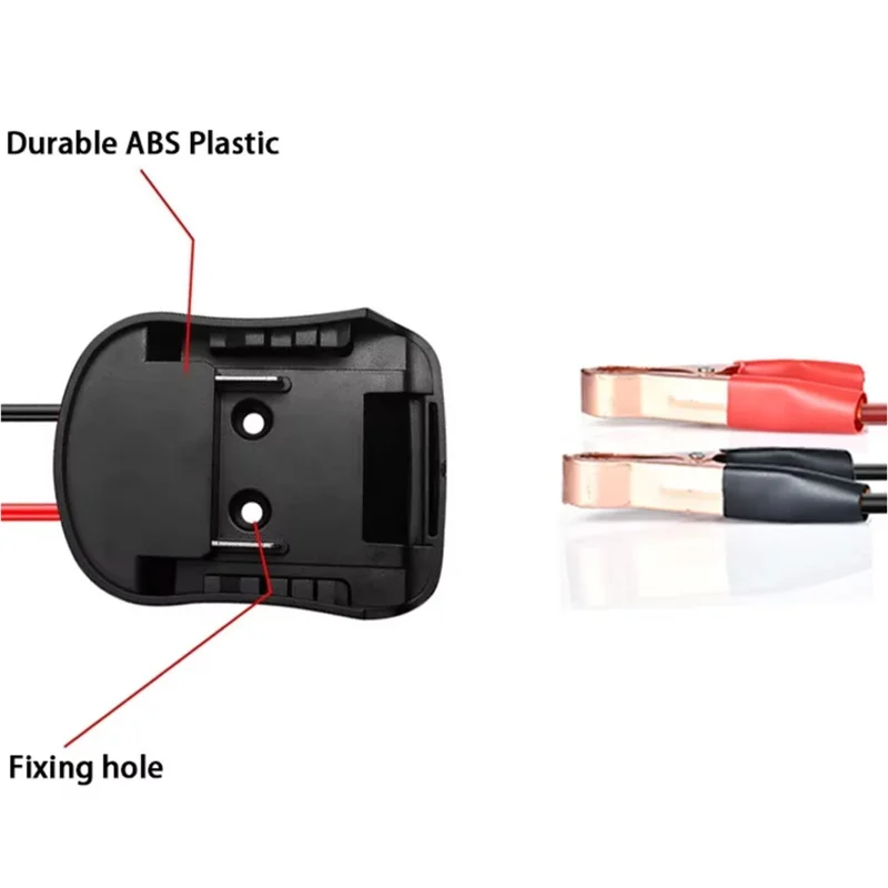 Igniter Jump Starter For Makita/Dewalt/Milwaukee 18V 20V Li-ion Battery Booster Cable Adapter Emergency Power Kits with Fuse