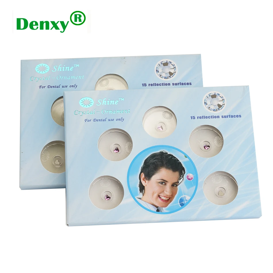 

Denxy 3box High Quality Diamond Teeth Decorate Dental Teeth Dental Crystal Tooth Stone Diamond Teeth Decoration Jewelry Teeth