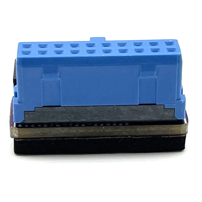 Macho para Adaptador de Extensão Feminino, Up Down Angled, USB 3.0, 20Pin, 90 Graus, Motherboard Mainboard, 5 pcs