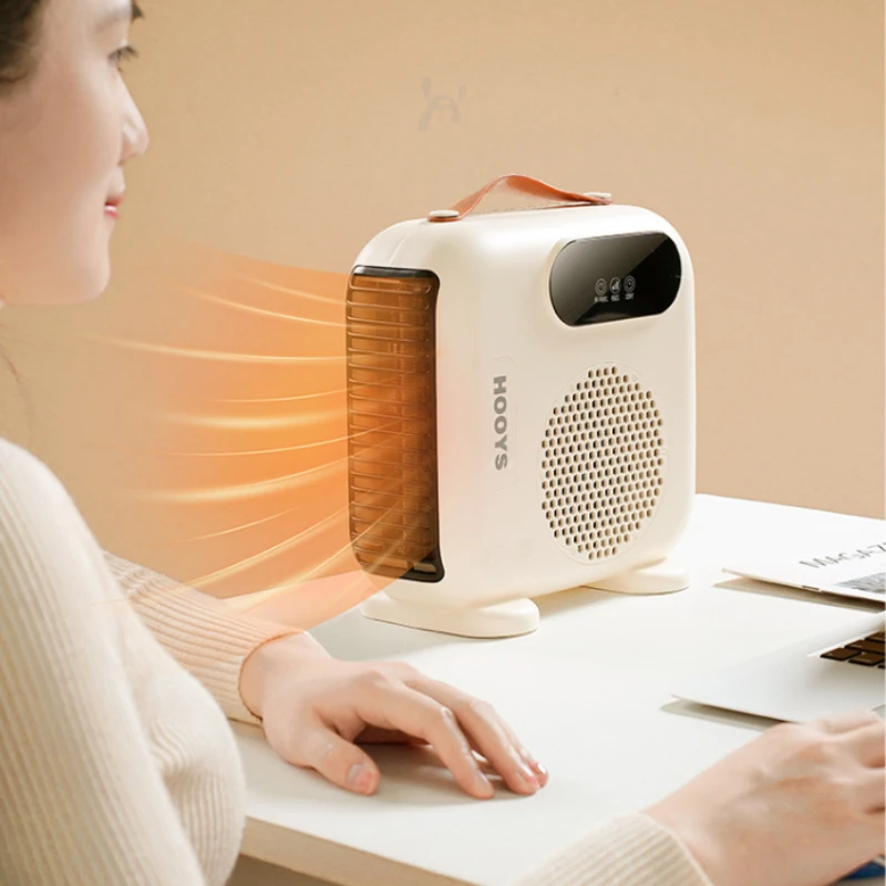 220V Winter Warmer Desk Room Heaters Electric Space Heater Fan 3 Gear Adjustable Warm Air Blower Solar Heater for Room Office