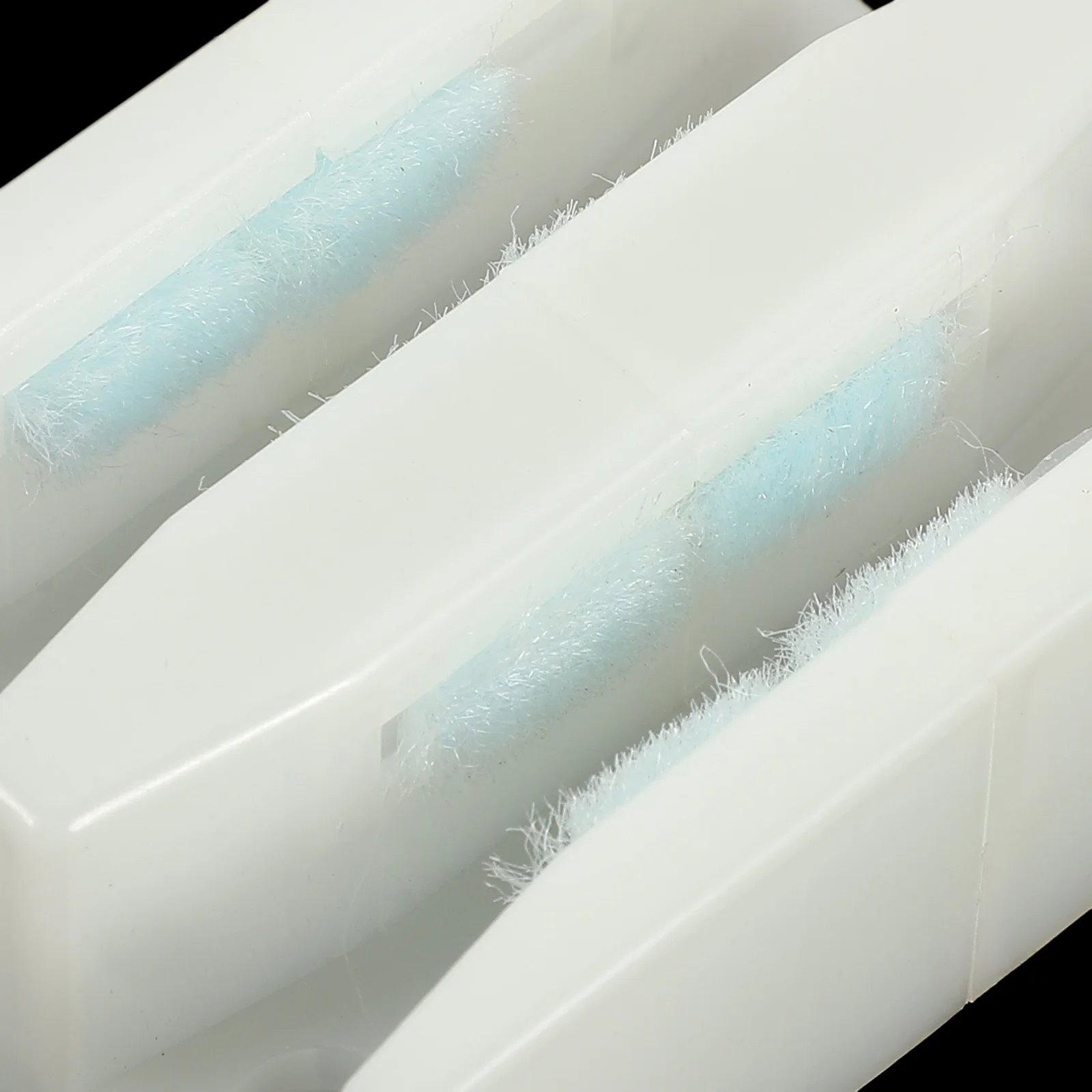 

8Pcs Glass Door Bottom Guide Deep Groove Design Smooth Polished Edges for Sliding Barn Door Floor Guide Roller