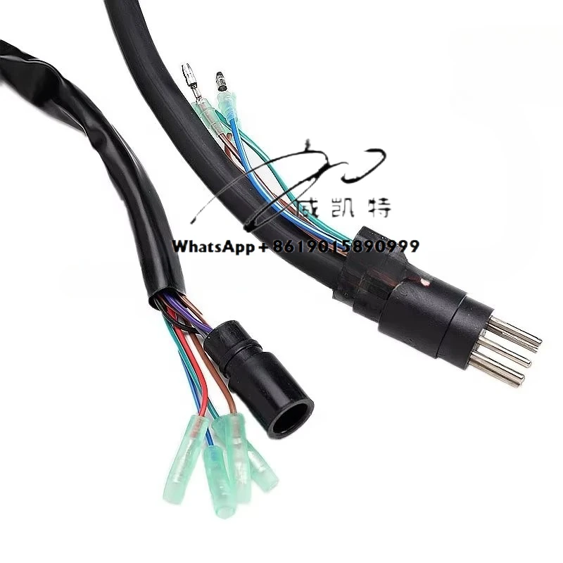 New 881170A15 Side Mount Boat Remote Control Box  With 12Pin Wire Harness (16ft) for  Outboard Motor