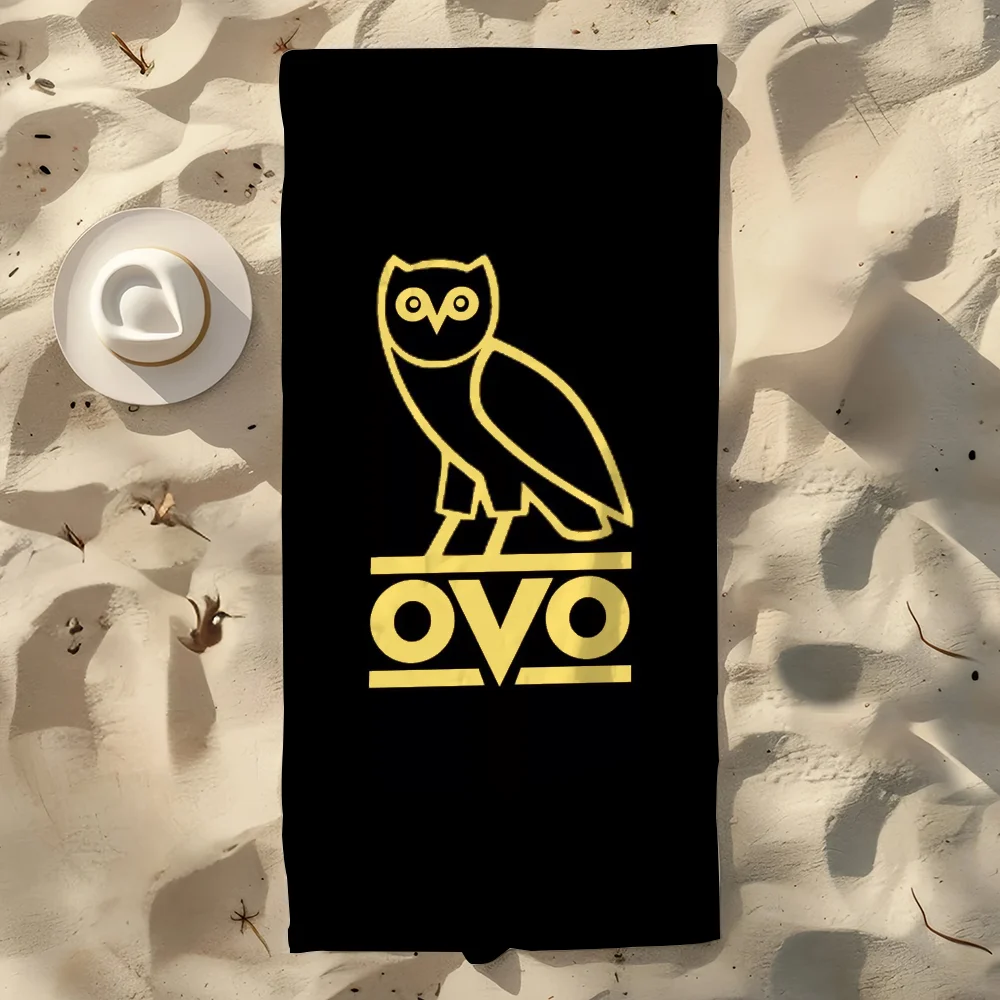 O-OVO Towel Gym Shower Drake Camping Quick Dry Sports Large Beach Towels Soft Pool Gift For OWLS Travel