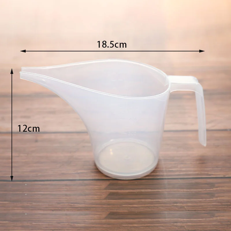 500ML Plastic Measuring Cup With Graduated Long Spout Long Spout Flow Cup Spiked Test Cup Plastic Graduated Cup Container