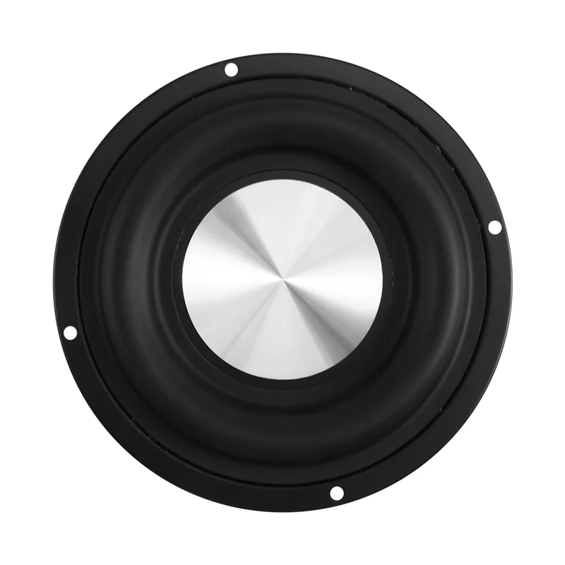 CHCH 5.25 Inch Bass Diaphragm Radiator With Bracket Passive Shock Basin DIY Audio Fake Speaker CD Pattern Radiation Basin