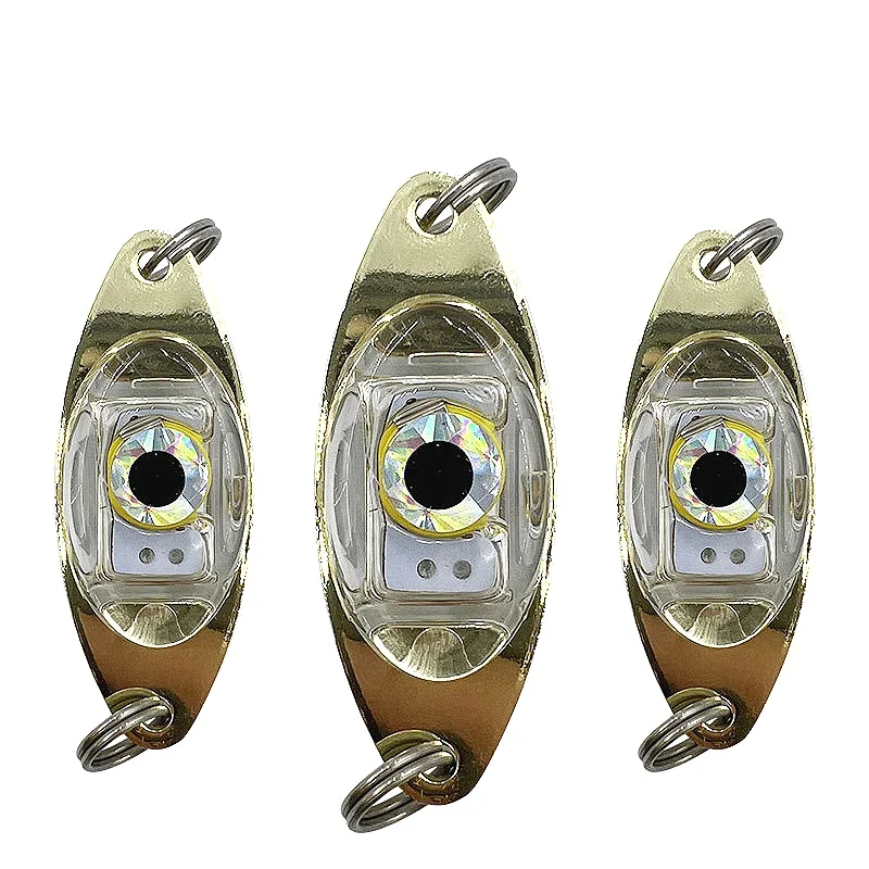 

Waterproof Sensing Deep Drop For Seawater Freshwater Underwater High Bright LED Fishing Bait Light Eye Shape Fishing Lure Light