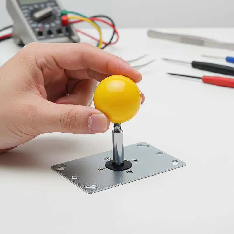 

M6 Arcade Joystick Top Ball Head DIY Replacement Round Design for Game Machine DIY Project