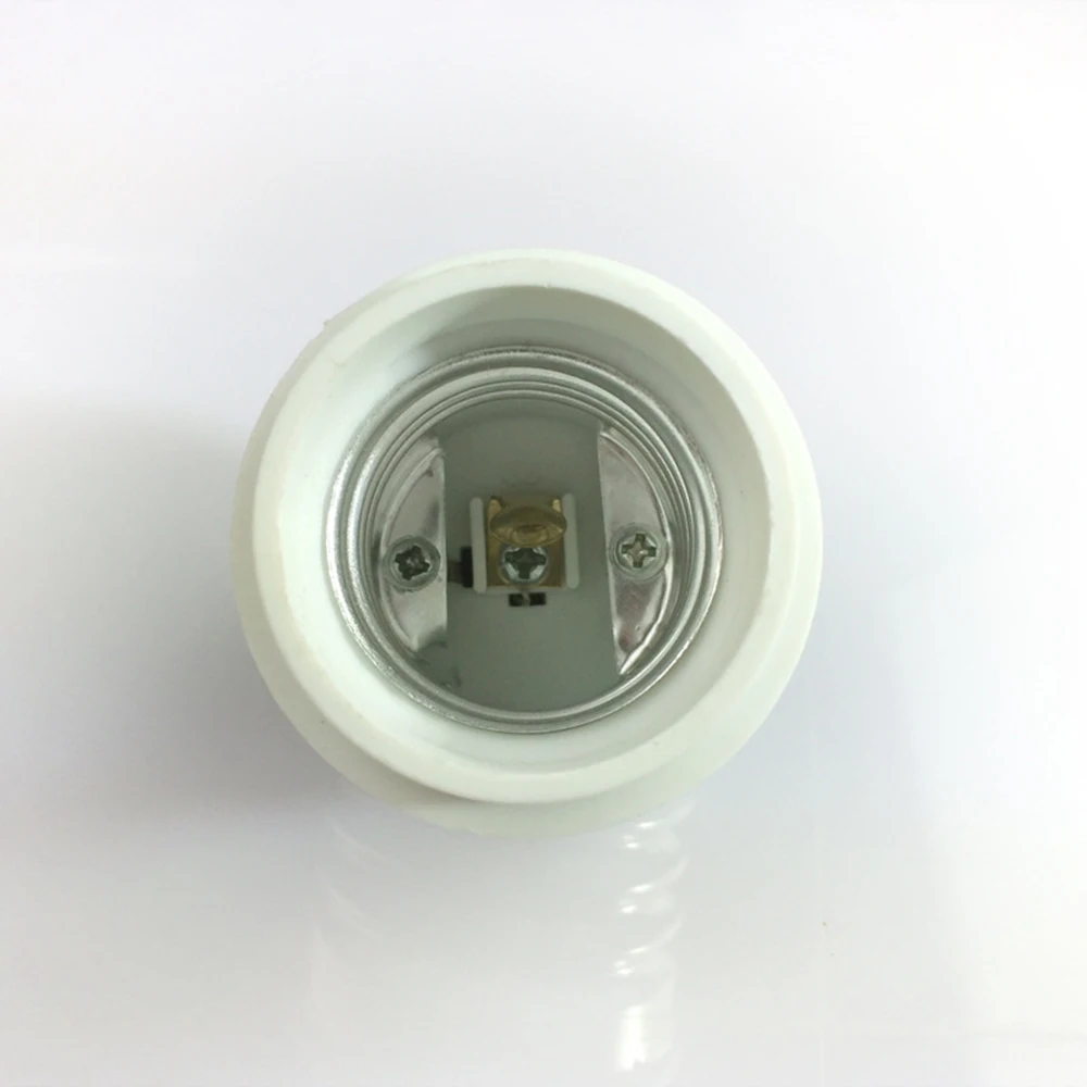 1pcs White E40 to E27 Converter LED Light Base Lamp Bulb Adapter Screw Socket E27 to E40 Lamp Holder